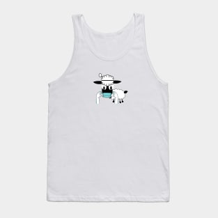 sheeple with face mask Tank Top